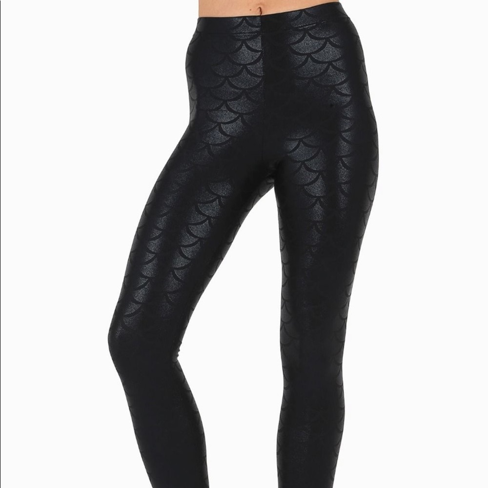 Blackmilk Midnight Mermaid Sparkle Leggings NWT M